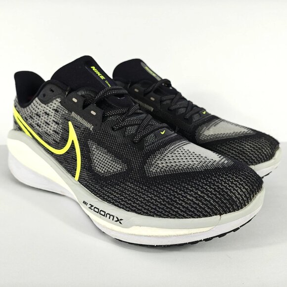 Nike Air Zoom Vomero 17 Men's 11 Black Volt Running Shoes Sneakers FB1309-001 - Picture 1 of 16